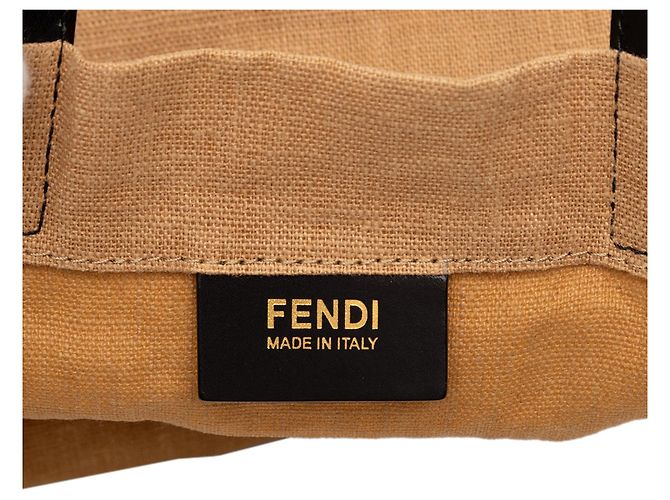 Baguette Fendi Hemp Silhouette Tote Bag braun - Ansicht 5