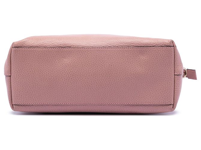 Borsa Gucci Dollar in pelle di vitello rosa con charm GG - vista 3
