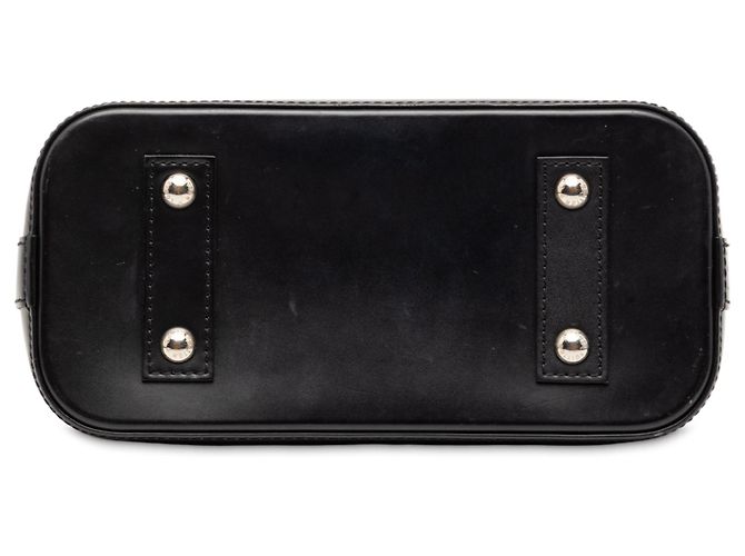 Louis Vuitton Alma BB Satchel aus blauem Epi Denim - Ansicht 3