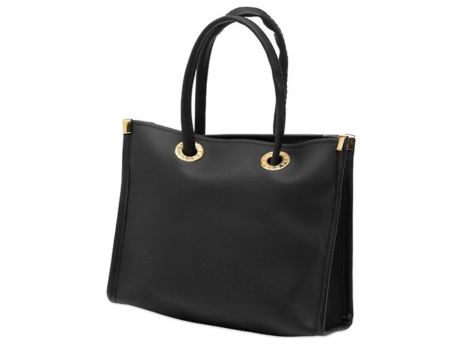 Borsa shopper mini Fendi in gomma nera con logo FF Nero - vista 2