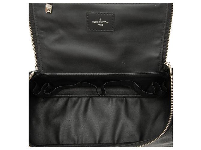 Pochette e clutch Louis Vuitton Damier Graphite nero - vista 4