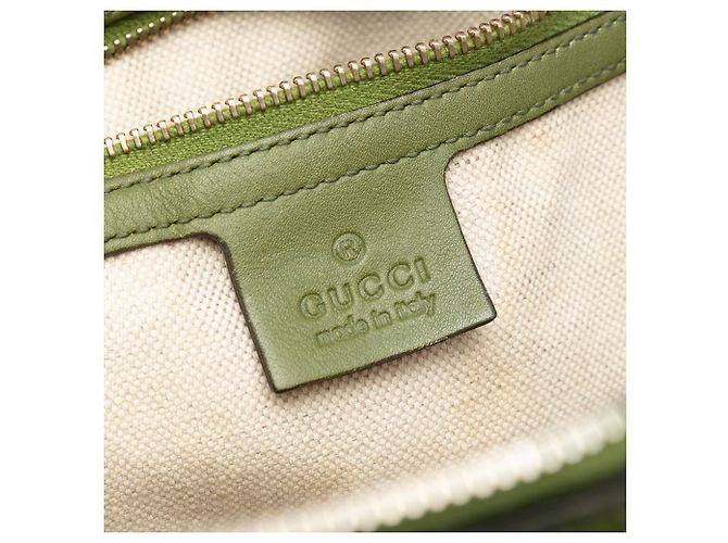 Bolso Gucci Medium Microguccissima Nice Dome verde - vista 5