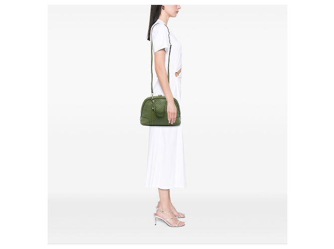 Bolso Gucci Medium Microguccissima Nice Dome verde - vista 7