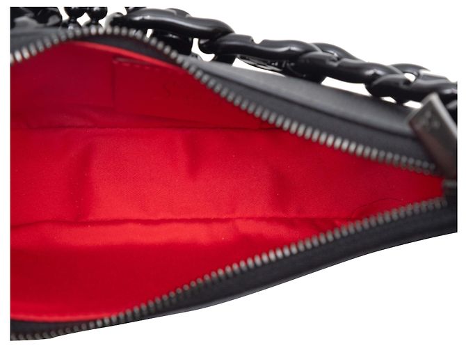 Mini borsa a tracolla nera Christian Louboutin Nero - vista 5