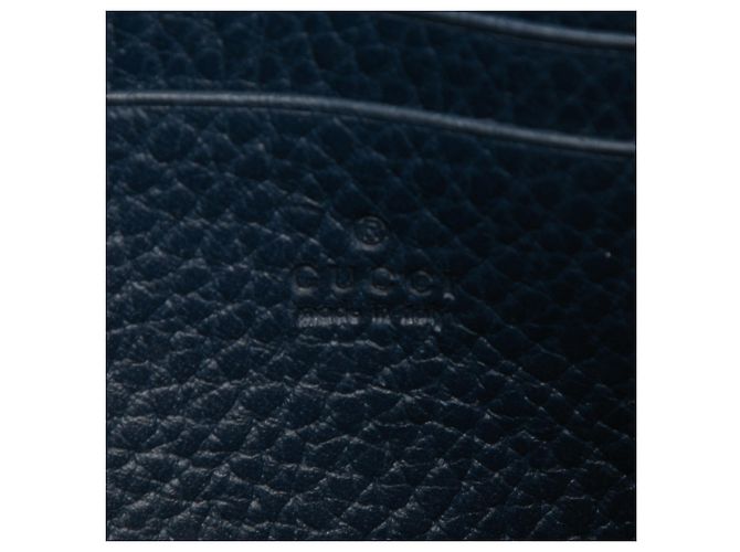 Mini borsa Dionysus in pelle blu Gucci con catena e tracolla - vista 5