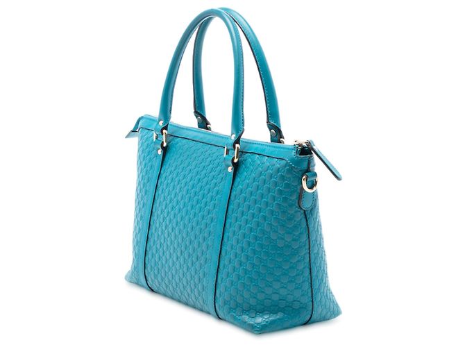 Borsa blu Gucci Small Microguccissima Joy - vista 2
