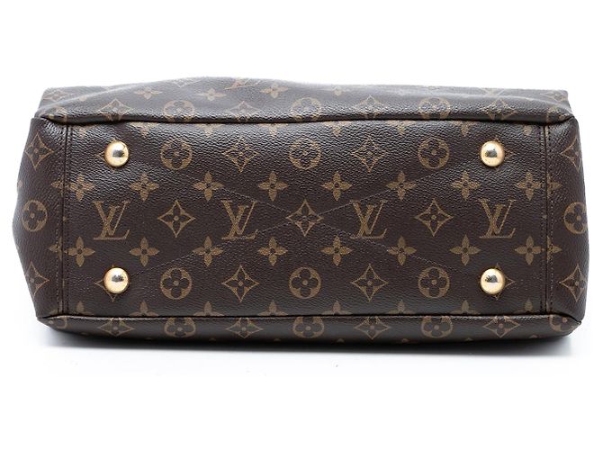Borsa Louis Vuitton Monogram Pallas MM marrone - vista 3