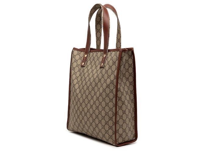 Tote Gucci GG Supreme Web beige - vista 2