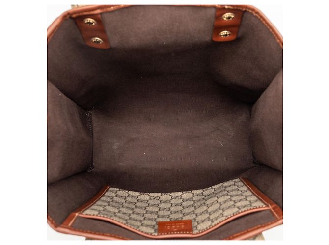 Tote Gucci GG Supreme Web beige - vista 4