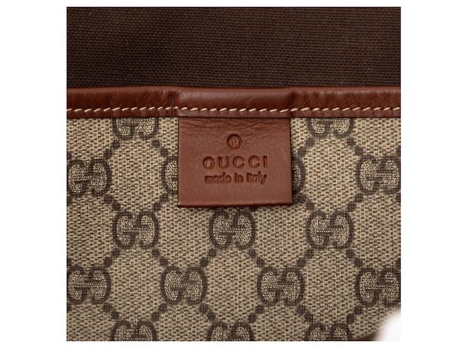 Tote Gucci GG Supreme Web beige - vista 5