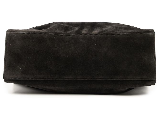 Tote in scamosciato Chanel CC nero - vista 3
