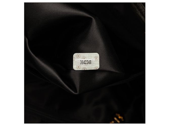 Tote in scamosciato Chanel CC nero - vista 5