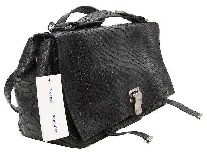 Schultertasche aus schwarzem Python Proenza Schouler - vista 2