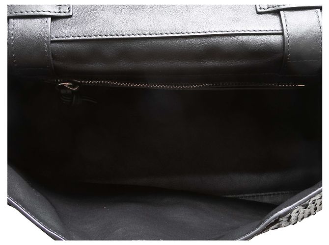 Schultertasche aus schwarzem Python Proenza Schouler - vista 5