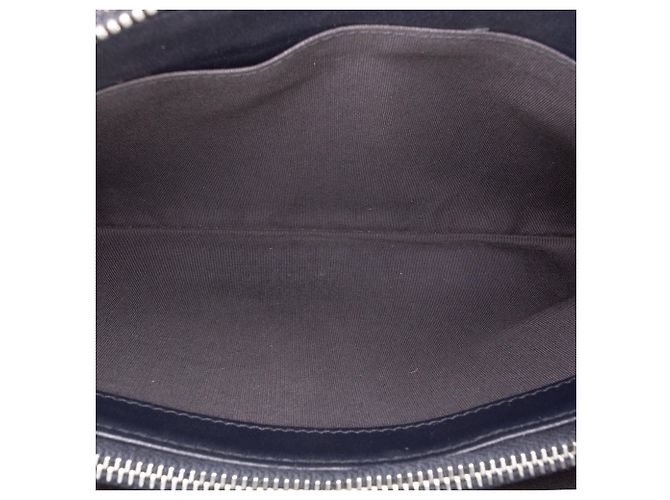 Clutch Chanel Deauville in Denim Blu a Doppio Scomparto - vista 4