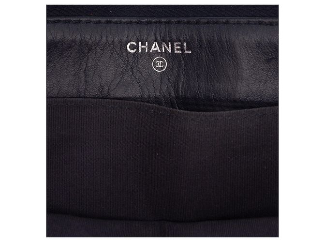 Clutch Chanel Deauville in Denim Blu a Doppio Scomparto - vista 6