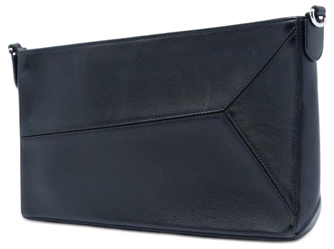 Borsa a tracolla pochette in pelle Puzzle nera LOEWE Nero - vista 2