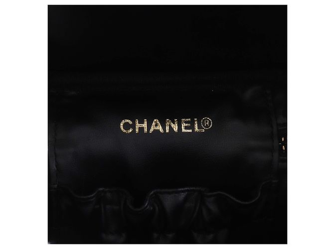 Vanity Beauty case Chanel CC Caviar nero - vista 6
