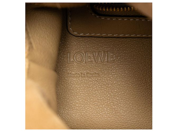 Borsa a tracolla LOEWE Suede Flamenco Knot beige - vista 5