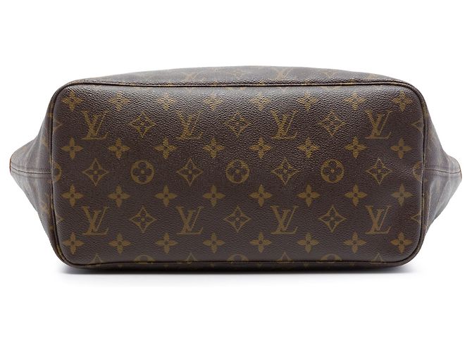 Borsa Tote Louis Vuitton Monogram Neverfull MM marrone - vista 3