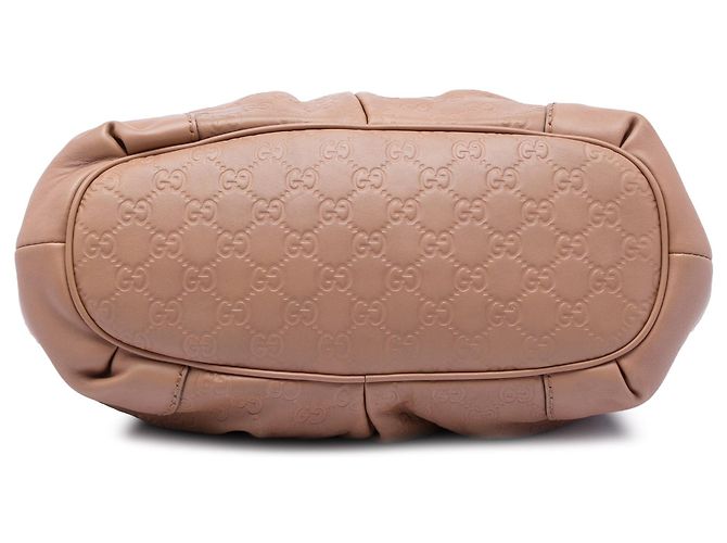 Borsa Gucci Guccissima Sukey marrone - vista 3
