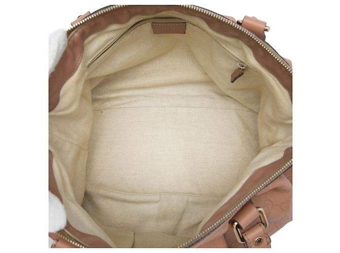 Borsa Gucci Guccissima Sukey marrone - vista 4