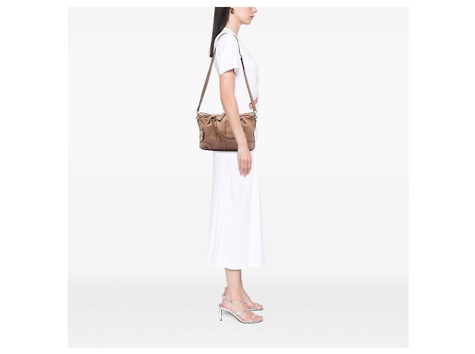 Borsa Gucci Guccissima Sukey marrone - vista 5