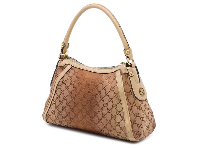 Borsa Gucci GG Canvas Lurex Scarlett marrone - vista 2