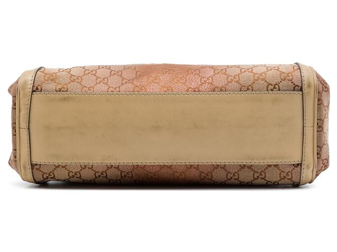Borsa Gucci GG Canvas Lurex Scarlett marrone - vista 3