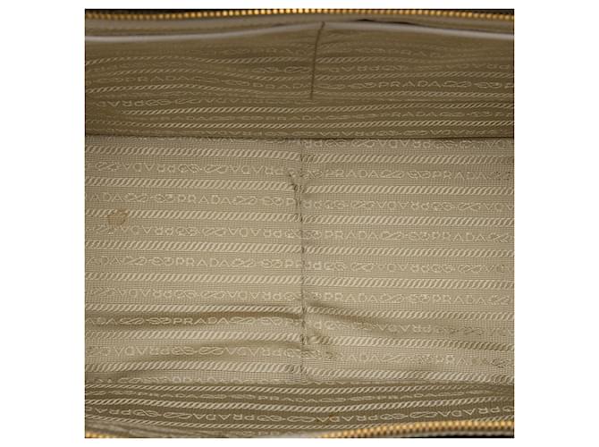 Borsa Prada Saffiano Lux Double Zip bianca Bianco - vista 4