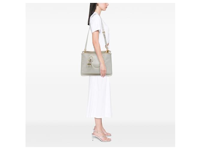 Borsa Prada Saffiano Lux Double Zip bianca Bianco - vista 6