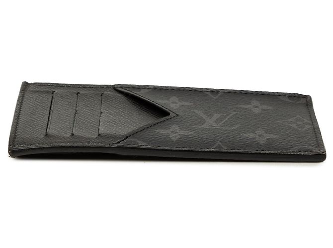Louis Vuitton Monogram Eclipse Taigarama Kartenetui Schwarz - Ansicht 3