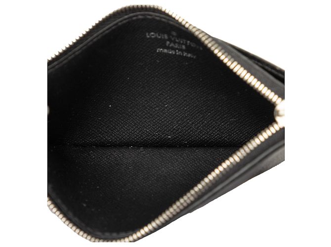 Louis Vuitton Monogram Eclipse Taigarama Kartenetui Schwarz - Ansicht 4