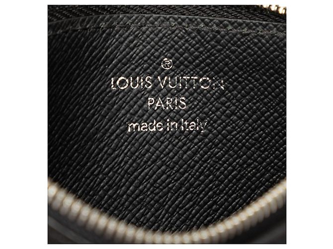 Louis Vuitton Monogram Eclipse Taigarama Kartenetui Schwarz - Ansicht 5