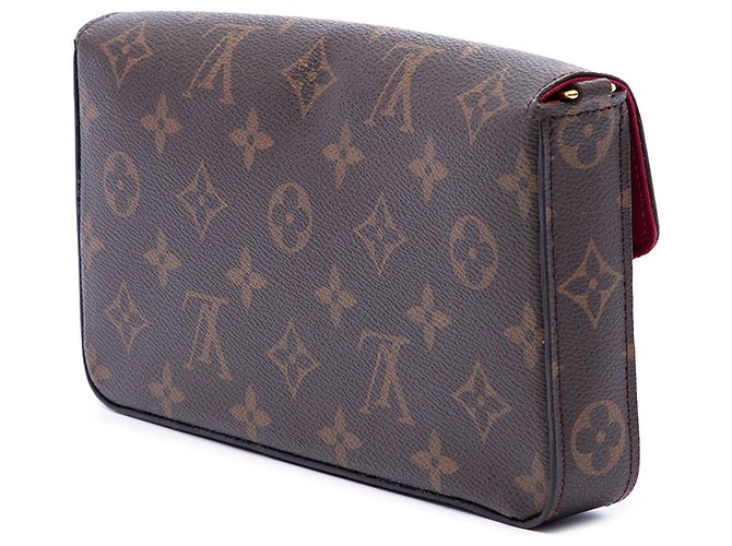 Borsa a tracolla Louis Vuitton Monogram Pochette Felicie Marrone - vista 2