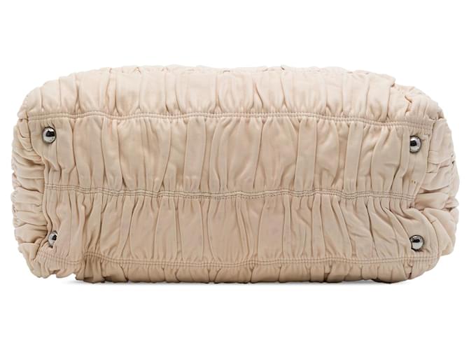 Borsa Prada Nappa Gaufre beige - vista 3