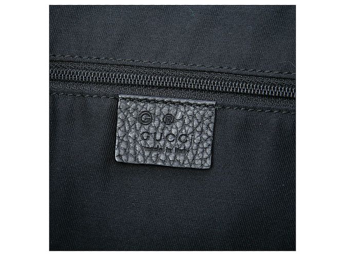 Borsa a tracolla Gucci GG Denim Abbey D Ring nera Nero - vista 5