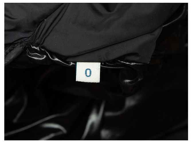 Moncler Steppjacke mit Kapuze, Farbe Charcoal, Designergröße 0 Grau - Ansicht 6