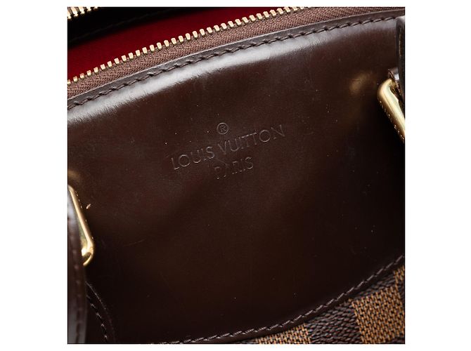Borsa a Spalla Louis Vuitton Damier Ebene Verona MM Marrone - vista 6
