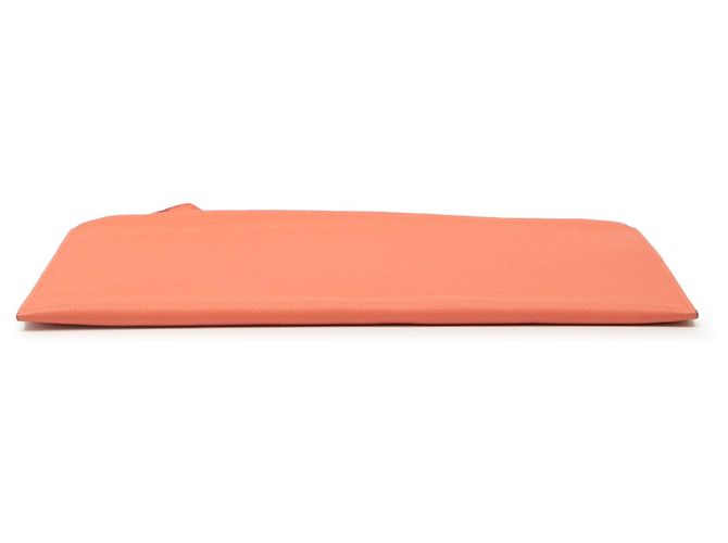 Clutch Bazar Hermès Medium Togo Arancione - vista 3