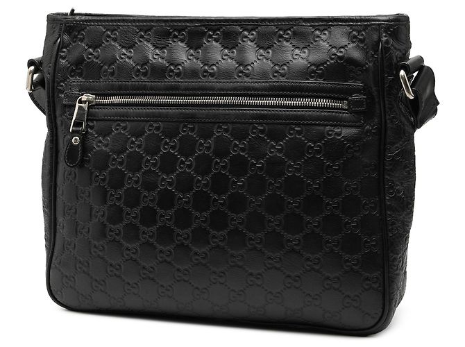 Borsa a tracolla Gucci Guccissima Web nera Nero - vista 2