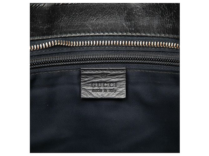 Borsa a tracolla Gucci Guccissima Web nera Nero - vista 5