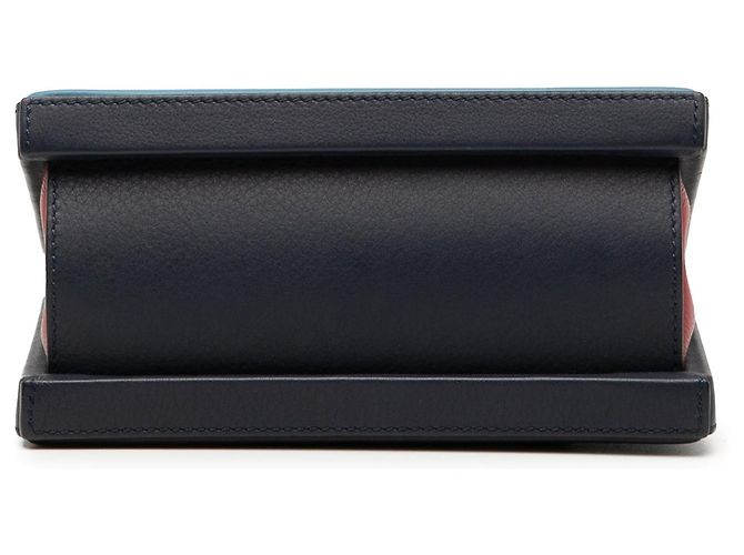 Borsa a mano LOEWE Small Leather London Postal blu Satchel - vista 3