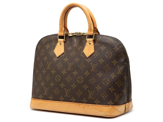 Borsa Louis Vuitton Monogram Alma PM marrone - vista 2
