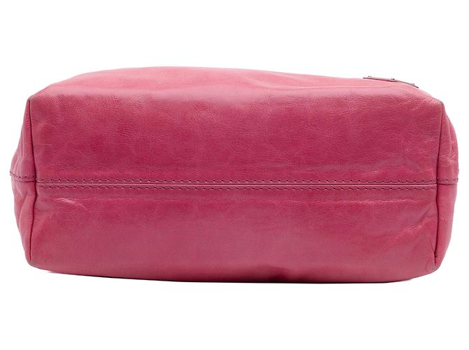 Borsa Tote Convertible Aperta Prada Vitello Shine rosa - vista 3