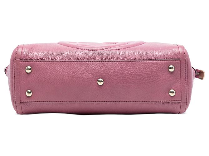 Borsa Tote Soho Working in pelle rosa Gucci Small - vista 3