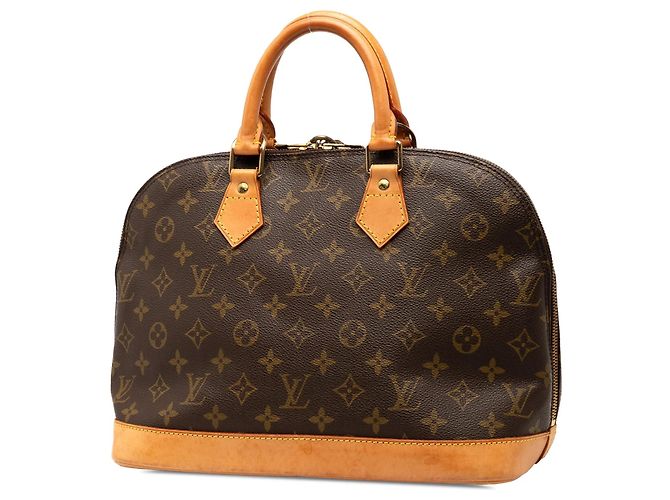 Borsa Louis Vuitton Monogram Alma PM marrone - vista 2