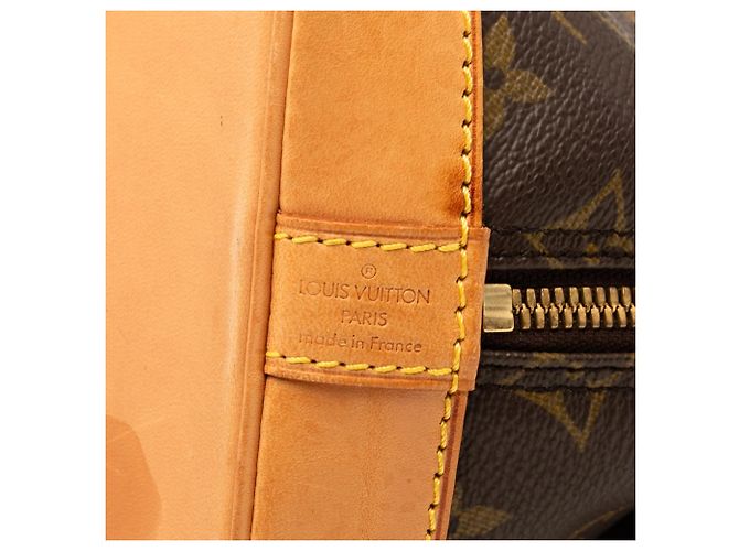 Borsa Louis Vuitton Monogram Alma PM marrone - vista 5