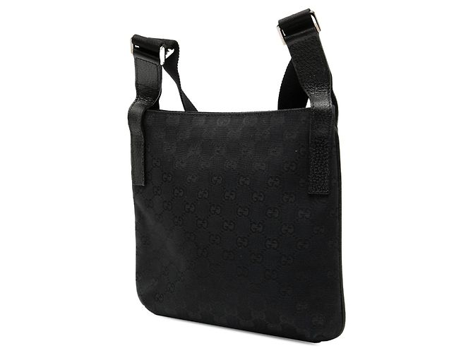 Borsa a tracolla Gucci GG Canvas nera Nero - vista 2