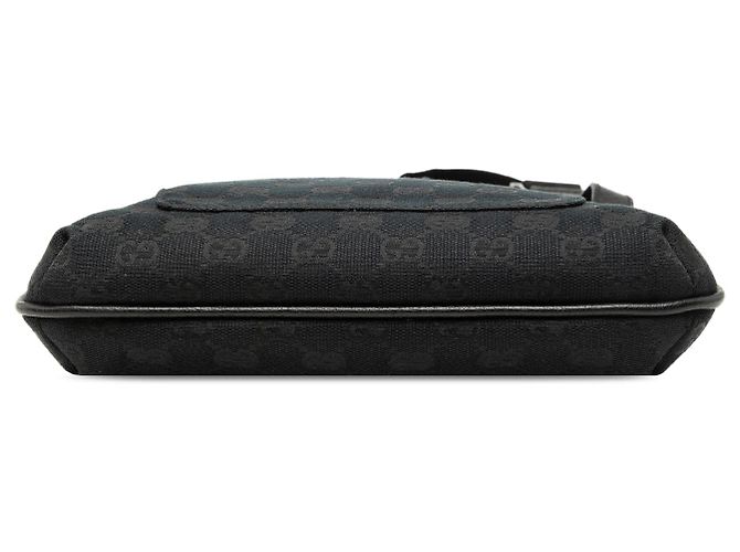 Borsa a tracolla Gucci GG Canvas nera Nero - vista 3